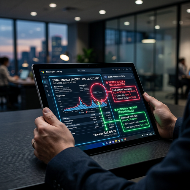 Factura eléctrica y análisis de costes energéticos para empresas